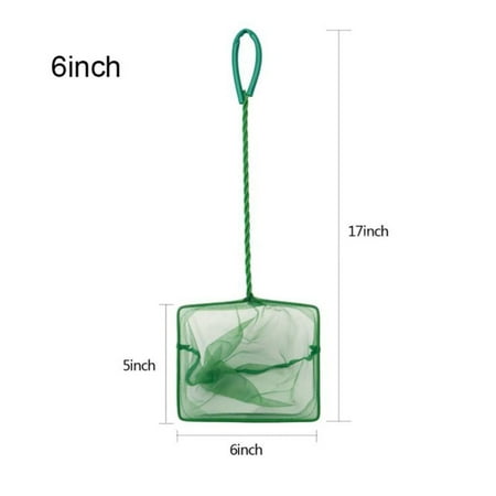 Practical Aquarium Square Fishing Net Fish Tank Diddle-net Mesh Cleaning (Best Reporting Tools For Net)