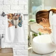 thumbnail image 7 of Yayeee 100% Cotton Hand Towels for Bathroom 16" x 28" Soft Absorbent Kitchen Towel, Autumn Day Pattern, 7 of 7