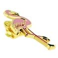 thumbnail image 2 of PinMart's Pink Flamingo Tropical Bird Animal Enamel Lapel Pin, 2 of 3