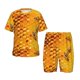 thumbnail image 1 of Balery Bees on Hive Honeycomb Conjunto de Pijama Infantil de Manga Corta con Estampado – Ropa de Dormir de Algodón Suave-Medium, 1 of 6
