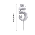 thumbnail image 3 of Reusable Number Birthday Candle Holder Digital Birthday Cake Candle Holders Cake Topper Decorations Adjustable Candles Stand Party Cakes, 3 of 8