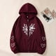 thumbnail image 1 of Ailaofu Womens Spider Web Graphic Zip Up Hoodie Oversized Goth Harajuku Jacket Y2k Grunge Aesthetic Streetwear Sweatshirt, 1 of 3