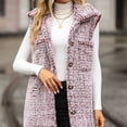 thumbnail image 3 of Siilsaa Fall Womens Clothes Women's Casual Jacket Coat Stand Collar Lightweight Short Outwear Tops Red,S, 3 of 3