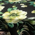 thumbnail image 3 of TROPICAL Floral Digital Print Satin Fabric - Cotton Hand - 58 Inch. in Width, | Home Decor, 3 of 10
