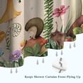 thumbnail image 6 of Red Mushroom Frog Light Pattern Shower Curtain 36"x72" ,Bathroom Decorative Shower Curtains Set with 12 Hooks,Modern Waterproof Washable Shower Curtain, 6 of 6
