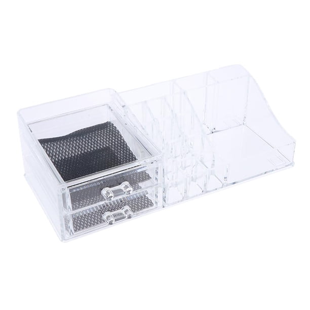 Home Salon Cajas de Almacenamiento de Joyas Y Cosméticos de Acrílico Organizador de Maquillaje, Ahorro de Espacio Y Mantenimiento Del Escritorio Orden Baoblaze Organizador de maquillaje acrílico