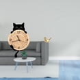 thumbnail image 2 of Reloj de pared dorado con forma de pájaro, ligero y fácil de leer. Adorno escultórico para oficina, dormitorio, sala de estar o como regalo de inaugur, 2 of 8