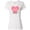 AA-White, variant on Inktastic World's Best Mom in Pink Heart with Flowers Women's T-Shirt