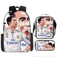 thumbnail image 1 of Football Star Cristiano Ronaldo Backpack Printed Three-Piece Set Children'S Schoolbag Elementary And Middle School Students Backpack Pencil Case, 1 of 2