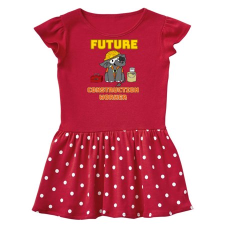 

Inktastic Future Construction Worker with Cute Baby Elephant Gift Baby Girl Dress