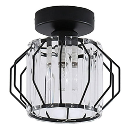 

Industrial Crystal Ceiling Light Elegant Decorative Lamp for Aisle Home Ligting