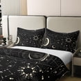 thumbnail image 4 of Erosebridal Sun and Moon Duvet Cover Boho Exotic Bedding Set Galaxy Astrology Comforter Cover Teens Bedroom Decor Chic Cute Luxury Zodiac Signs Bedspread Cover Twin Size, 4 of 6