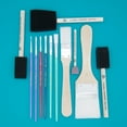 thumbnail image 3 of Hello Hobby Assorted Craft Brush and Foam 12pc Set, Adult, Teens, 3 of 7