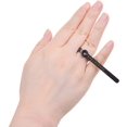thumbnail image 2 of 2X Ring Sizer Measuring Tool - US Size 1-17 - Measure Finger Size Accurately - Reusable Clear Print with Magnifying Glass - Jewelry, Ring - (Black/White), 2 of 5