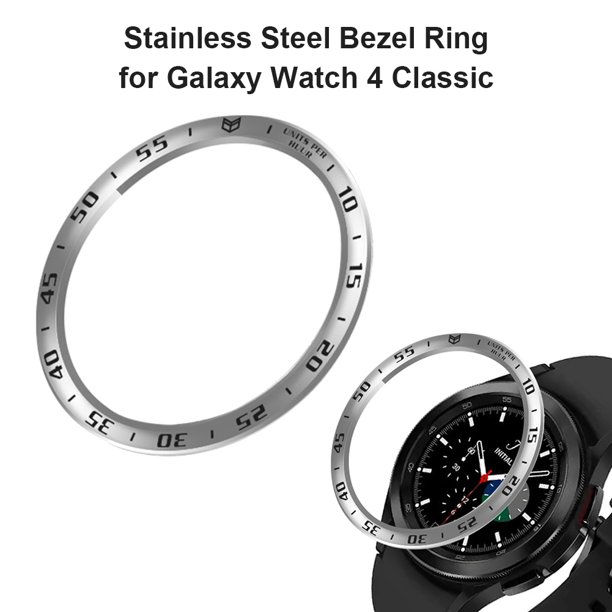 Funda protectora con diseño de anillo biselado para Samsung Galaxy Watch 4 Classic 46mm Universal Accesorios Electrónicos
