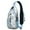 Sky-blue-187, variant on Crossbody Sling Backpack for Women Men Decorative Boat Anchor Sky Blue Shoulder Sling Crossbody Casual Chest Bag for Travel Sports Running Hiking