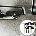 thumbnail image 4 of KAKOWELY kit de Réparation de Pare-Soleil 1Ensemble, Clips de Pare-Soleil en Acier Inoxydable, Clip de Réparation de Pare-Soleil Latéral Robuste Compatible avec Jeep Wrangler, 4 of 5