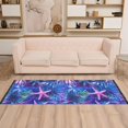 thumbnail image 2 of Yayeee Runner Rug for Bedroom 2'x6' Machine Washable Hallway Non Slip Mat, Neon Pink Starfish, 2 of 8