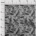 thumbnail image 2 of oneOone Silk Tabby Gray Fabric Tropical Diy Clothing Quilting Fabric Print Fabric By Yard 42 Inch Wide, 2 of 5
