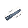 thumbnail image 2 of Uxcell 1/2-Inch Square Drive x M14 Metric Spline Bit Socket, 4 Inch Length, 2 of 5