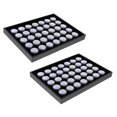 thumbnail image 2 of 2 Piezas 35 Rejillas de Joyería de Espuma de Piedras Caja de Presentación de Caja de Bandeja de Contenedor, 2 of 7