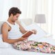 thumbnail image 5 of Balery Cartoon Halloween Pantalones de pijama para hombre, pijama ultraligero, pantalón de descanso-3X-Large, 5 of 6