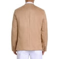 thumbnail image 3 of CHAQUETA DE TRAJE CASUAL PARA HOMBRE INSPIRE CHIC, CON CUELLO ALTO, DE UN SOLO BOTÓN, EN SUEDE, TAMAÑO L, COLOR CAQUI, 3 of 6