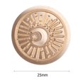 thumbnail image 5 of Estampilla Sun Moon Stars Round Wax Seal Stamp Head Fire Paint para invitaciones (RYX31) Wdftyju Libre de BPA, 5 of 5