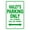 Green, variant on Hailey's Parking Only All Others Will Be Towed Name Gift Novelty Metal Aluminum 8"x12" Sign