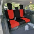 thumbnail image 6 of For 2018–2023 Honda Odyssey FH Group Neoprene Custom Fit Waterproof Car Seat Covers - Full Set Red, 6 of 6