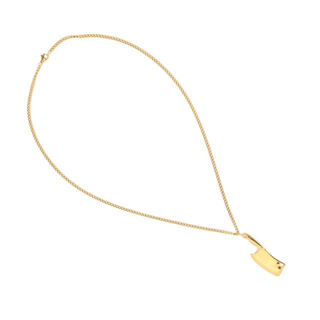 Collar de Acero inoxidable Nikou con Colgante de cuchillo máxima confiabilidad
