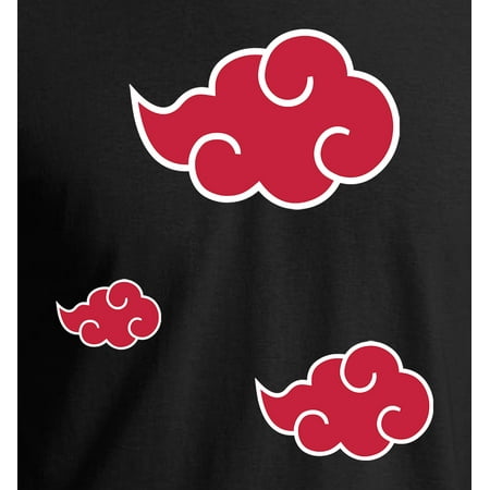 new york fashion police red clouds shinobi unity symbol anime adult tee black m walmart com walmart com