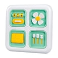 thumbnail image 2 of 5 In 1 Finger Busy Board Children's Puzzle Toy Fine Action Exercise Toy Boys And Girls Holiday Birthday Gift Green And P-ink Cubes, 2 of 6