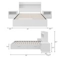 thumbnail image 3 of Nexera Hunter Platform Bed With Headboard And 2 Nightstands, 3 of 9