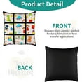thumbnail image 5 of 6Pcs Sublimation Blank Panel Pillow Case DIY Polyester Cushion Cover 9 Photo Heat Transfer Printing Throw Pillowcase,L, 5 of 7