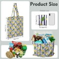 thumbnail image 2 of Cute Banana Canvas Tote Bag – Reusable Grocery Bag with Tropical Yellow Fruit Print, Kawaii Banana Illustration, Eco-Friendly Cotton Shopper for Everyday Use, 2 of 7