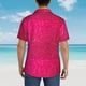thumbnail image 4 of Fotbe Rose Red Glitter Camisa Hawaiana para Hombre Unisex – Camisa Casual de Verano con Botones de Manga Corta de Algodón y Lino,Small, 4 of 7