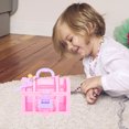 thumbnail image 3 of SHISUYAN Makeup Box Pink Plastic For Girls Home Office 2Pcs 3.9x3.9in, 3 of 8
