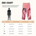 thumbnail image 4 of Lsque Cool Flamingos Sunglasses Scene Print Women's Pajama Pants, Lounge Pant - Comfortable Home Wear,Elastic Waistband, Stylish Design-XX-Large, 4 of 9