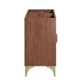 thumbnail image 2 of Modway Daylight 48" Double Sink Compatible (Not Included) Bathroom Vanity Cabinet in Walnut, 2 of 9