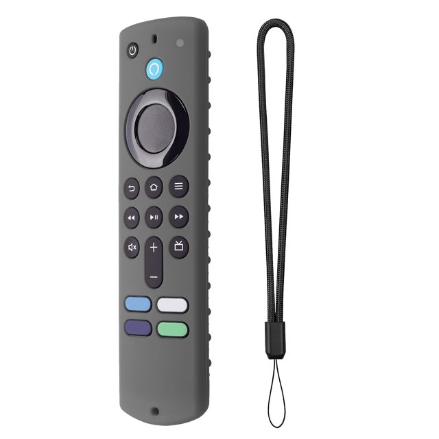 Bingirl Silicone Remote Protective Case Glow In Dark Replacement Shockproof Luminous Controller Sleeve With Lanyard Compatible For All-new Amazon Fire TV Stick 4K 2023 Remote Controls
