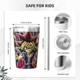 thumbnail image 4 of Yu-Gi-Oh Anime Thermos Cup Portable Insulated Water Bottles 12OZ Conical Thermos With Straw Unisex Stainless Steel Coffee Mug, 4 of 6