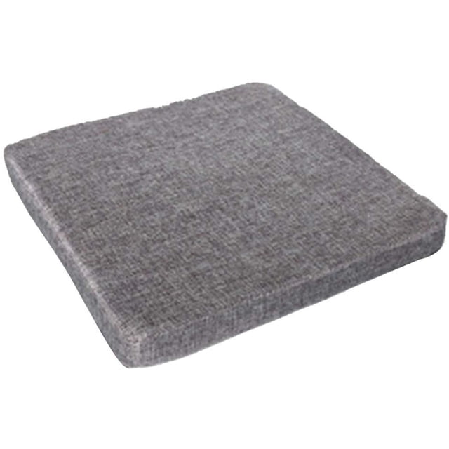 Chair Cushion Seat Cushion Modern Simple Square Sponge Cushion Solid Color Thick Cotton Linen NonSlip Chair Cushion Memory Foam for Kitchen Restaurant Office Chair