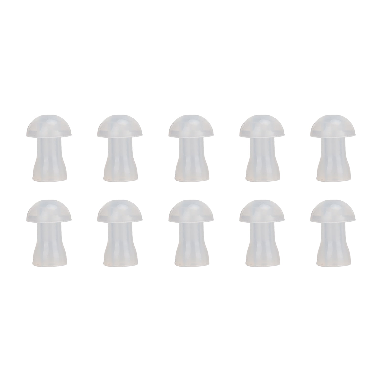 Silicone Domes Ear Tips, Replacement Ear Tips Detachable Universal 10Pcs For BTE Behind The Ear S 8mm/0.31in