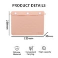thumbnail image 2 of Bolsa de maquillaje de silicona Laklulu, bolsa de viaje de primera calidad para artículos de tocador para mujeres, bolsa de cosméticos fácil de llevar para maquillaje, herramientas de belleza y, 2 of 6