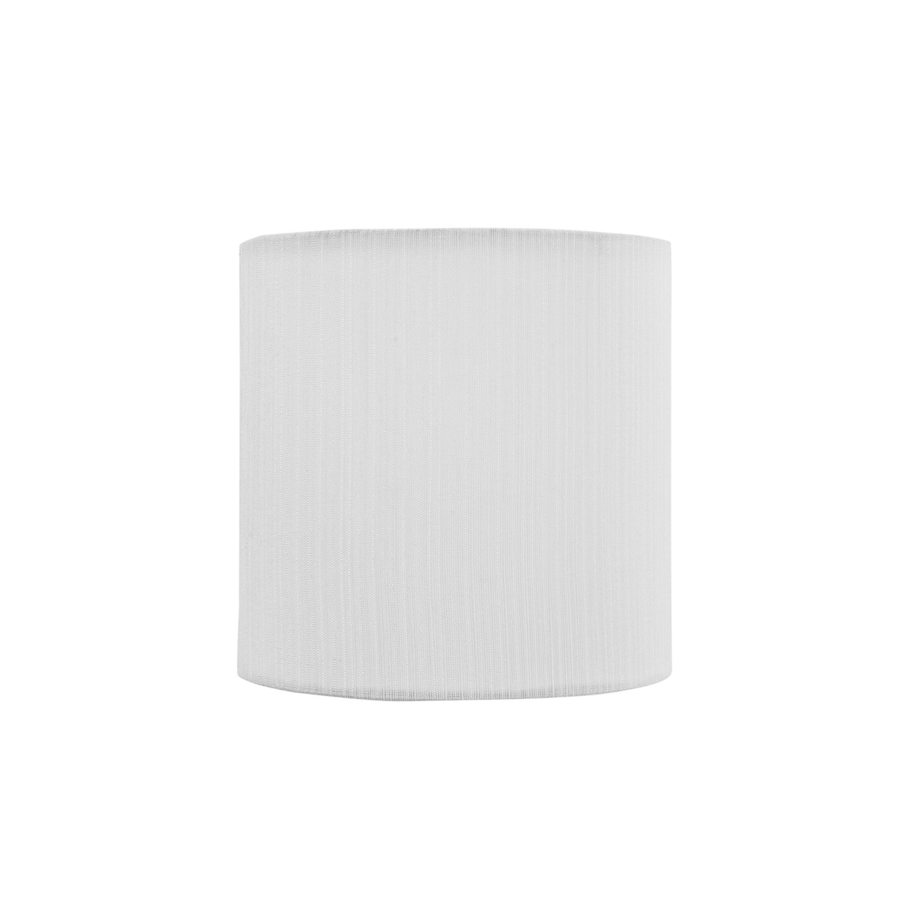 Aspen Creative 31192 Transitional Drum (Cylinder) Shaped Clip-On Construction Lamp Shade in Eggshell, 5" wide (5" x 5" x 5")