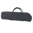 thumbnail image 4 of Mobutofu Black Trumpet Backpack Padded Oxford Cloth Carrying Case with Side Pocket, 4 of 8