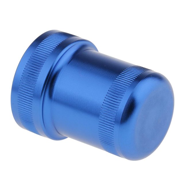 Cnc Aluminio Solenoide Azul para - Azul Cola Tapa de la tapa de la válvula solenoide