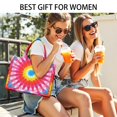 thumbnail image 5 of Large Capacity Tote Bag,Colorful Tie Dye Mandala Pattern Handbag Fashion Luxury Tote Bag,15.7"x13"x 5.1" Inches,Laptop Compatible, 5 of 6