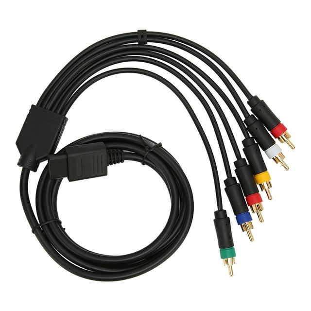 Component AV Cable, Soft RGB RGBS Composite Cable Cord Multipurpose for Game Consoles